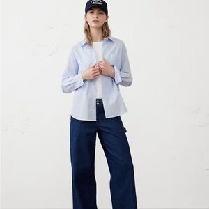 Banana Republic Sky Blue Poplin Shirt